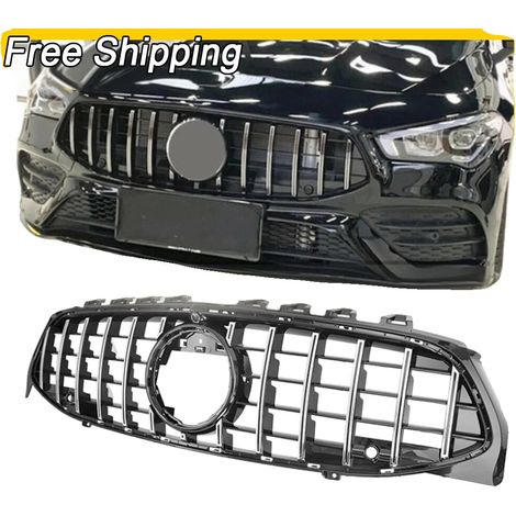 Frontgrill, robuster Kunststoff, 68 x 40,4 cm, kompatibel mit der CLA-Klasse (2020–2023), Renngrill, 2,5 kg (1/5)