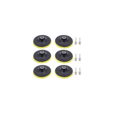 Stück 5 Zoll 125 mm Schleifplatte mit M14 Dorn Schleifpad für Bohrmaschine, Winkelschleifer - Crezuo