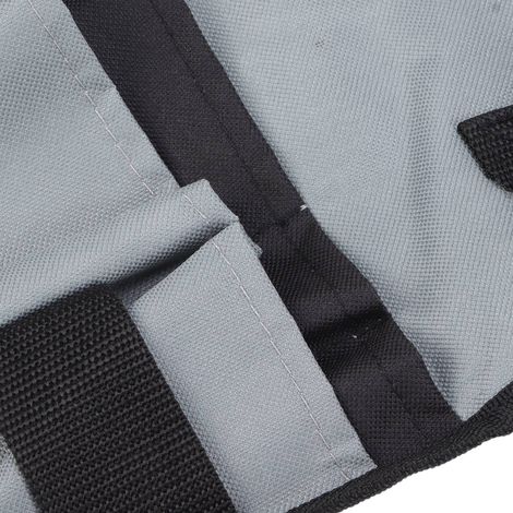 Tablier De Jardinage Imperméable Avec Poches - En Tissu Oxford Gris Réglable Pour Outils Et Cuisine (1/5)