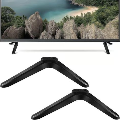 Pieds universels pour support TV, support de table pour TV, pieds de rechange, compatibles avec la plupart des téléviseurs LCD/LED de 32 à 55 pouces. (1/5)