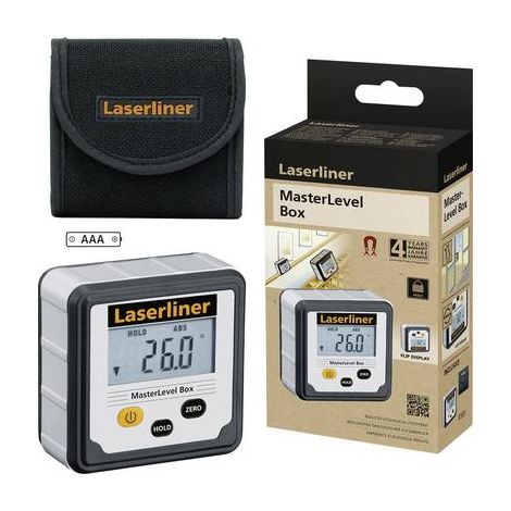 Laserliner MasterLevel Box 081.260E nivel digital negro
