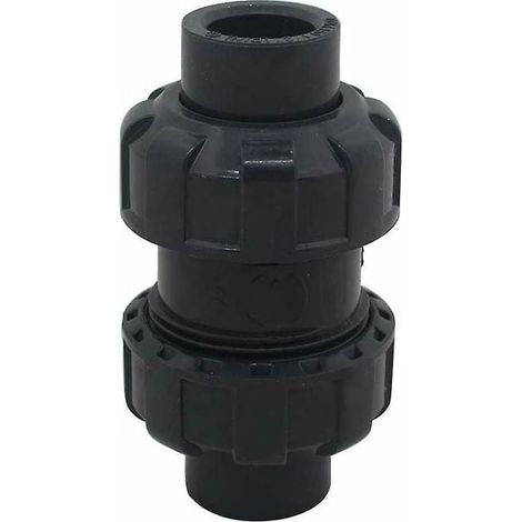 Clapet anti retour a boule 20 25 32 40 50 63mm clapet piscine clapet antiretour anti refoulement pvc vanne soupape anti retour (Diamètre intérieur 50m (1/4)