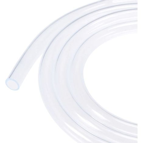 Transparenter PVC-Kunststoffschlauch, 11 mm Innendurchmesser, 14 mm Außendurchmesser, 2 m lang, flexibel, für Wasserleitungen (1/5)