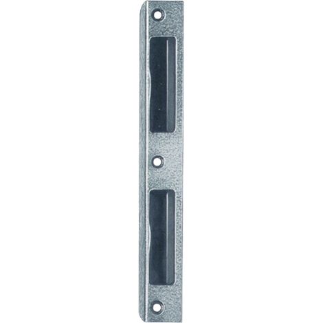 Verrouillage d'angle STA argenté – Angle B 20mm – Rond T 8mm – Pour portes d'intérieur – Sous-couche en plastique – SSF