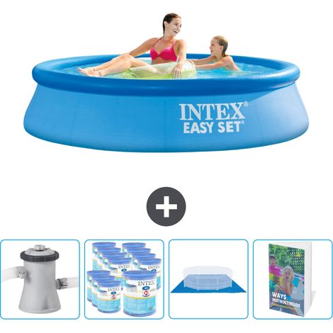 Intex Piscine Easy Set Ronde - 244x61 cm - 5-pièces SCB103 (1/4)