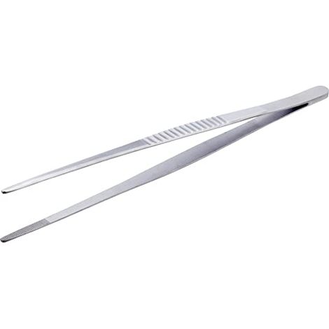 De Buyer Utensile in acciaio Pinza dritta inossidabile, 4238.25, Lunghezza cm 25 (1/4)