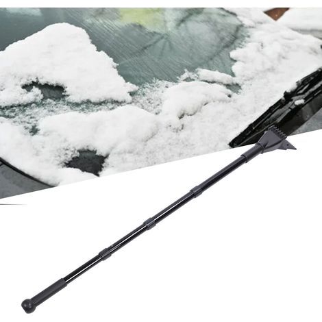 Klappbare Autoschneebürste, Schneeschaufel, Schneeräumwerkzeug für eisigen Schnee, Teleskopstiel aus Aluminiumlegierung (1/5)