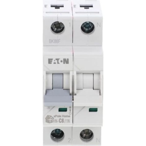 Leitungsschutzschalter 1P+NC 6A 6kA AC xPole Home HN-C6/1N 194848