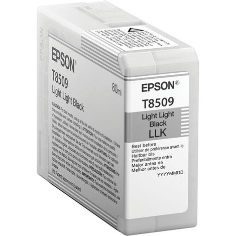 Epson Tintenpatrone light light black T 850 80 ml T 8509