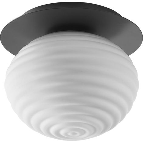 Plafón CIAO 1XE27 Ø24 Negro (1/2)