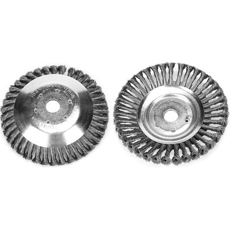 Rasenmäheraufsätze, universelle Unkrautbürste, 6-Zoll-Rotations-Unkrautbürste (1/5)