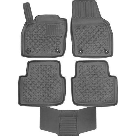 Fußmatten Aristar 603298 + Abdeckung 251992 – Skoda Kamiq ab 2019 / Skoda Scala ab 2019. STOP. AV2 vorne einbauen.