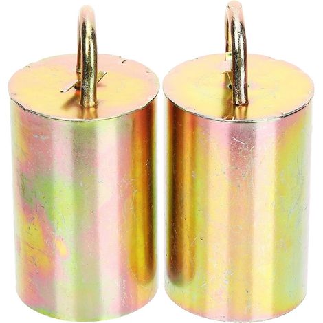 Lot de 2 cloches métalliques pour animaux, cloches anti-perte résistantes à l'usure pour bétail, accessoires agricoles (1/5)
