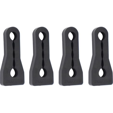Lot de 4 tampons amortisseurs pour serrure de porte de voiture (1/4)