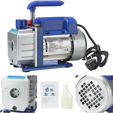 Melko 70 l/min Vakuumpumpe Unterdruckpumpe Vakuum PumpeIndustrie-Vakuumpumpe mit Aluminiumgehäuse inkl. Ölflasche
Diese Vakuumpumpe ist für den professionellen Einsatz vorgesehen. Die Pumpe erzeugt ei