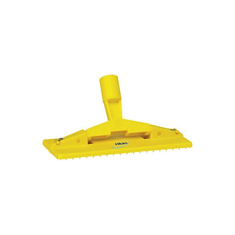 Vikan - Igiene - Supporto per pad - Modello con manico - Polipropilene - Giallo (1/2)