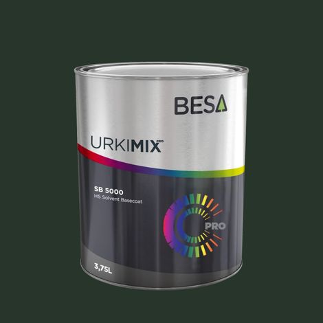 Pot de peinture Polyuréthane / bi composant Vert Sapin RAL 6009  Satin - 500 gr