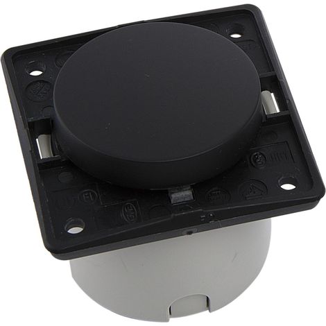 Interrupteur berker integro pré-câblé noir mat