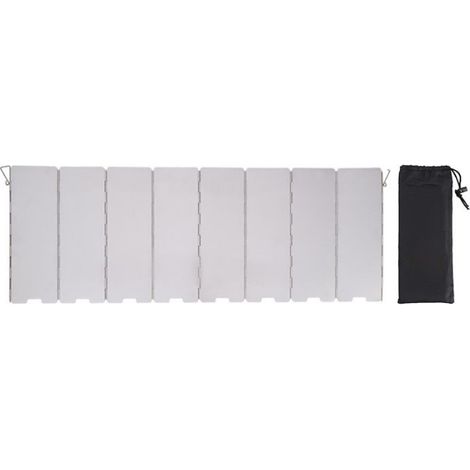 Cuisinière à gaz Camping en plein air pique-nique brûleur de cuisine écran coupe-vent en alliage d'aluminium-10 Plates (1/4)