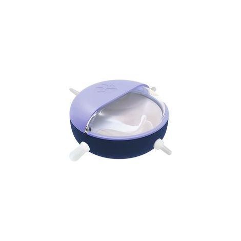 Mangeoire à mamelons pour chiots, bol de lait bionique en silicone pour animaux de compagnie à plusieurs bouches, lait de nouveau-né Auto-alimentation lente De (1/3)