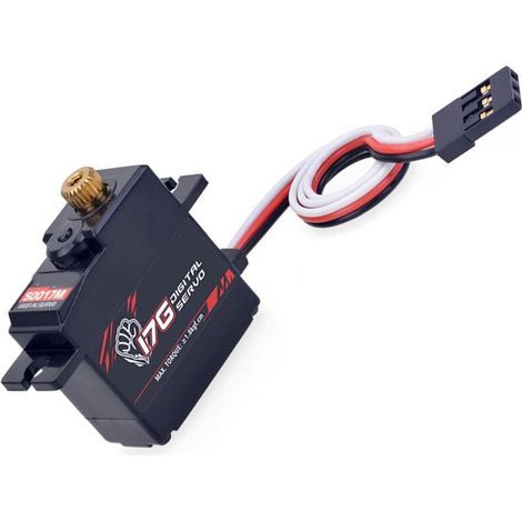 Servomoteur numérique à engrenage métallique robuste,-17g (1/2)