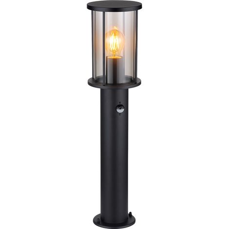 Globo - lámpara de pie - Gracey - negro - metal - Ø 14cm - E27 -
