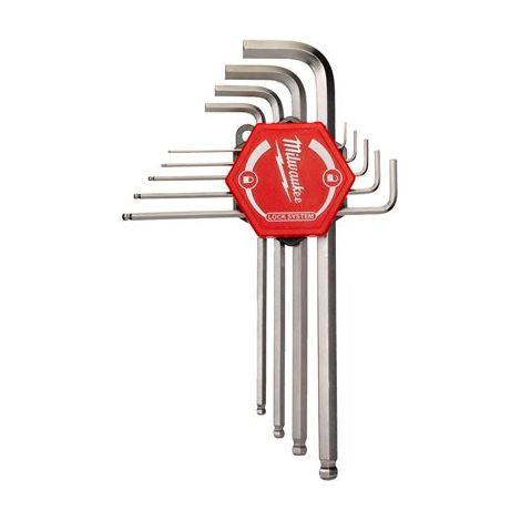 Milwaukee Juego de 9 Llaves Allen de 1,5 mm a 10 mm (1/2)
