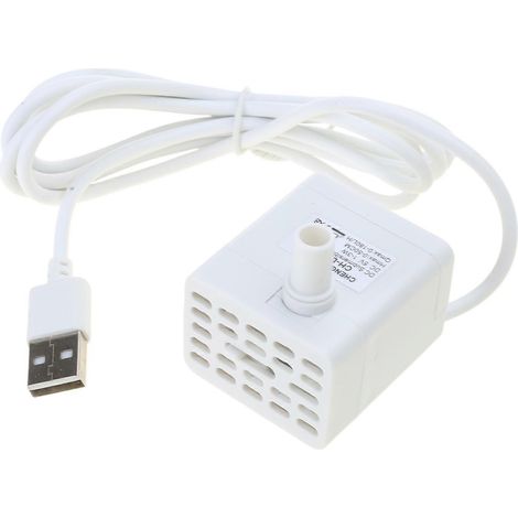 Filiyano – câble USB DC 5 – Pompe de rechange pour fontaines à eau pour animaux, distributeurs d'eau pour chiens et chats, pompe à eau détachable 1,5 (1/5)