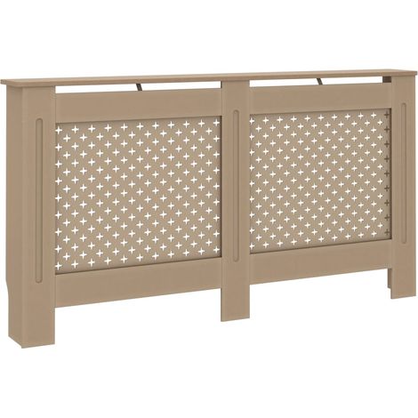 Heizkörperverkleidung 152x19x81,5 cm MDF vidaXL