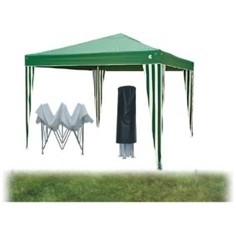 Gazebo pieghevole impermeabile in alluminio 3x3m Verde