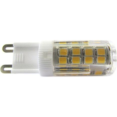 Lampada LED G9 220V 5W=50W 360 Gradi 51 Smd 2835, Disponibili 3000K 4000K (Bianco Caldo 3000K)