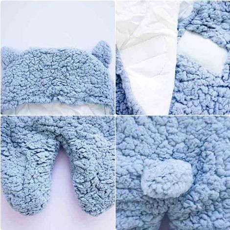 Couverture D'Emmaillotage - - Gigoteuse à Capuche - Coton de Première Qualité - Mixte - 0-3 Mois (1/2)