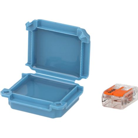 Bis-Electric – Boîte de dérivation isolante gel IPX8 – 1 borne Wago – 2 entrées – Pour environnements humides – Connexion sécurisée