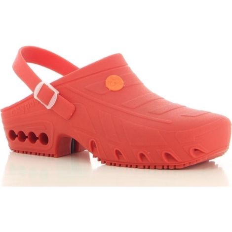 Sabot de travail autoclavable Oxypas Oxyclog ESD SRA Rouge 39-40 (1/3)