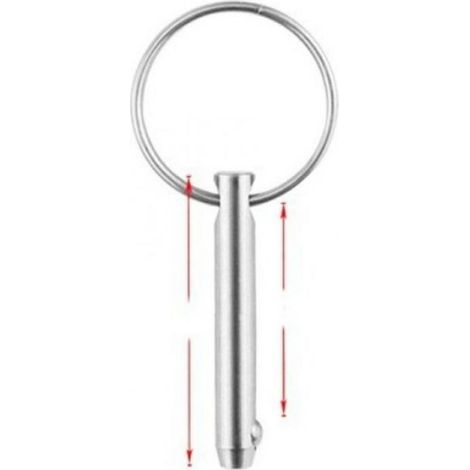 Goupille À Bille À Dégagement Rapide - Acier Inoxydable 316 - Pour Applications Marines Et Industrielles - 4 Pièces (1/3)