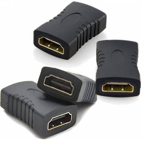 Connecteur de câble HDMI - Adaptateur HDMI 1080p 48 bits type A (1 pièce) (1/5)