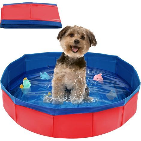 Foldable Pool, Eco-Friendly PVC, Non-Slip Bottom, For Cats and Dogs, Bathing and Water Games (1/5)