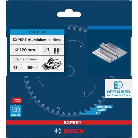 Bosch EXPERT Kreissägeblatt Aluminium, 120x20 mm, Z42