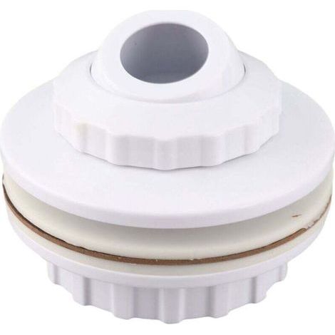 Ulisem Buse de piscine à œillet G2 filetage extérieur G1-1/2 filetage intérieur Buse de massage de piscine rotative à 360° Sortie d'eau de piscine spa Buse de baignoire de massage Dispositif de retour (1/5)