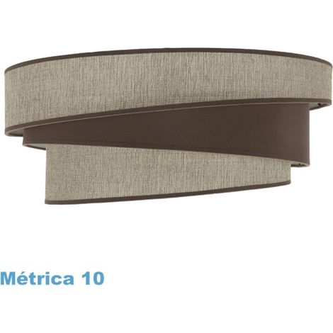 Paralume a sospensione m10 hara brown 50dx40dx22h diffusore incluso