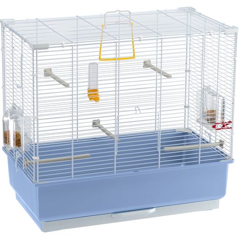 Cage oiseaux - FERPLAST - PIANO 4 - 59 x 33 x 55 cm - Blanc