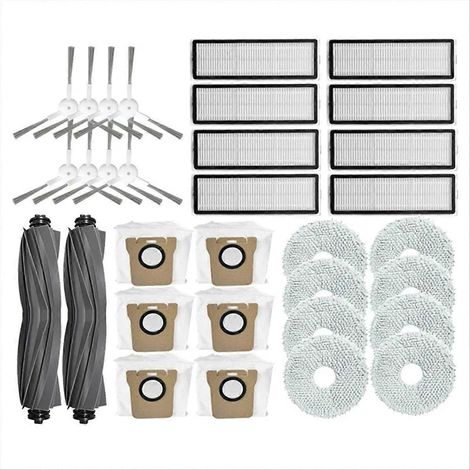 Seitenbürste, Filter, Wischmopp und Staubbeutel für Bot L10s Pro – komplettes Wartungsset, Ersatzteile, Reinigungstuch, Staubbeutel, kompatible Ersatzteile für Saugroboter. (1/5)