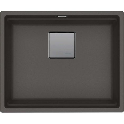 Franke Kubus 2 - Fregadero de fragranite KNG 110-52, 56x46 cm, gris pizarra 125.0713.983