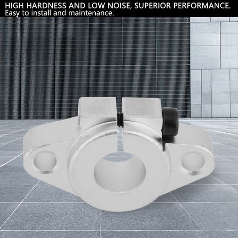 2 pièces Support SHF12 pour Guidage Linéaire Rail Tige avec Socle (1/5)