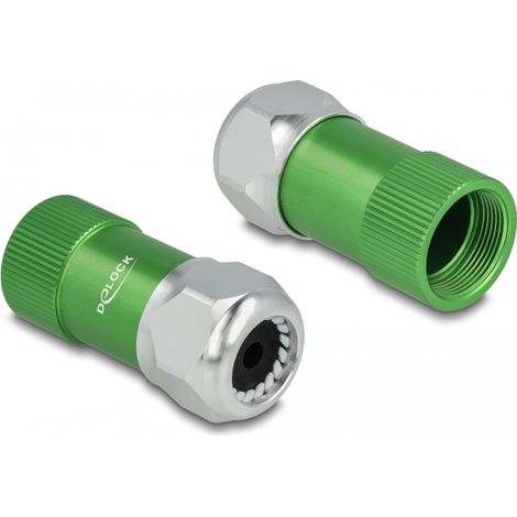 Delock Sujetacables de 6,4 mm con alivio de tensiÃ³n y protecciÃ³n contra la flexiÃ³n, carcasa resistente al polvo y al agua (IP67) de aluminio