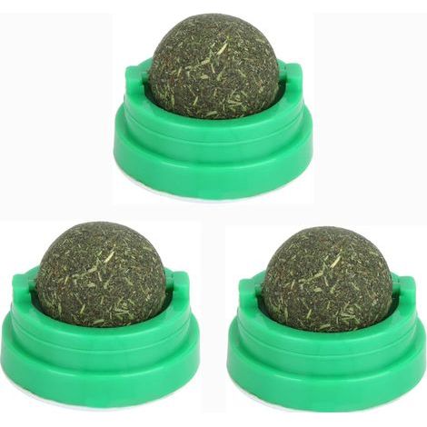 Paquete de 3 semillas de hierba gatera natural, ideales para regular el estado de ánimo de los gatos. (1/5)