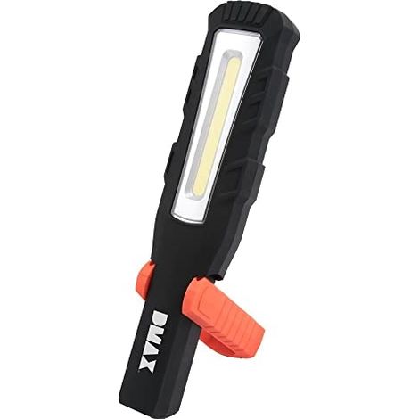 DMAX LAMPE DE POCHE À LED WLG 202 DE QUALITÉ SUPÉRIEURE, LAMPE DE TRAVAIL, AIMANT PUISSANT, FONCTION BATTERIE EXTERNE, USB, BATT
