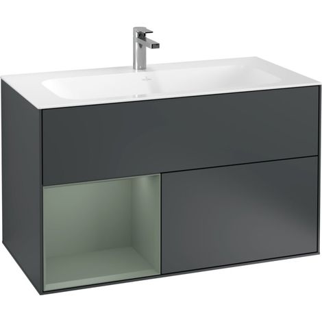 Villeroy & Boch F030GMHG Meuble sous-lavabo Finion F03 (1/2)