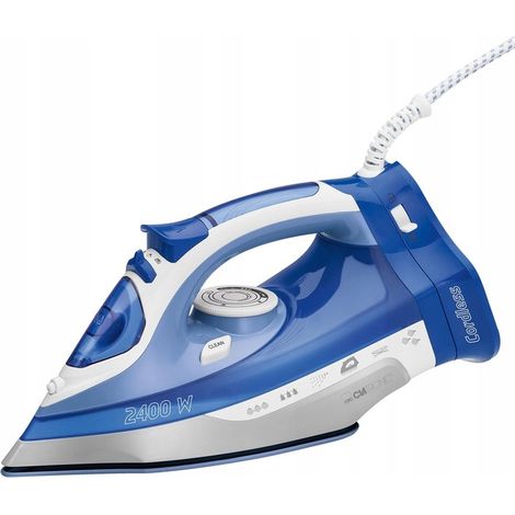 Kabelloses Keramikbügeleisen, leistungsstark, 2400 W, 7 Funktionen, Clatronic DB263858
