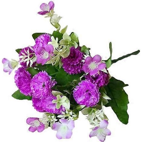 œillet artificiel pour décoration de jardin, arche de fête, mariage ou festival (à faire soi-même).violet clair (1/5)